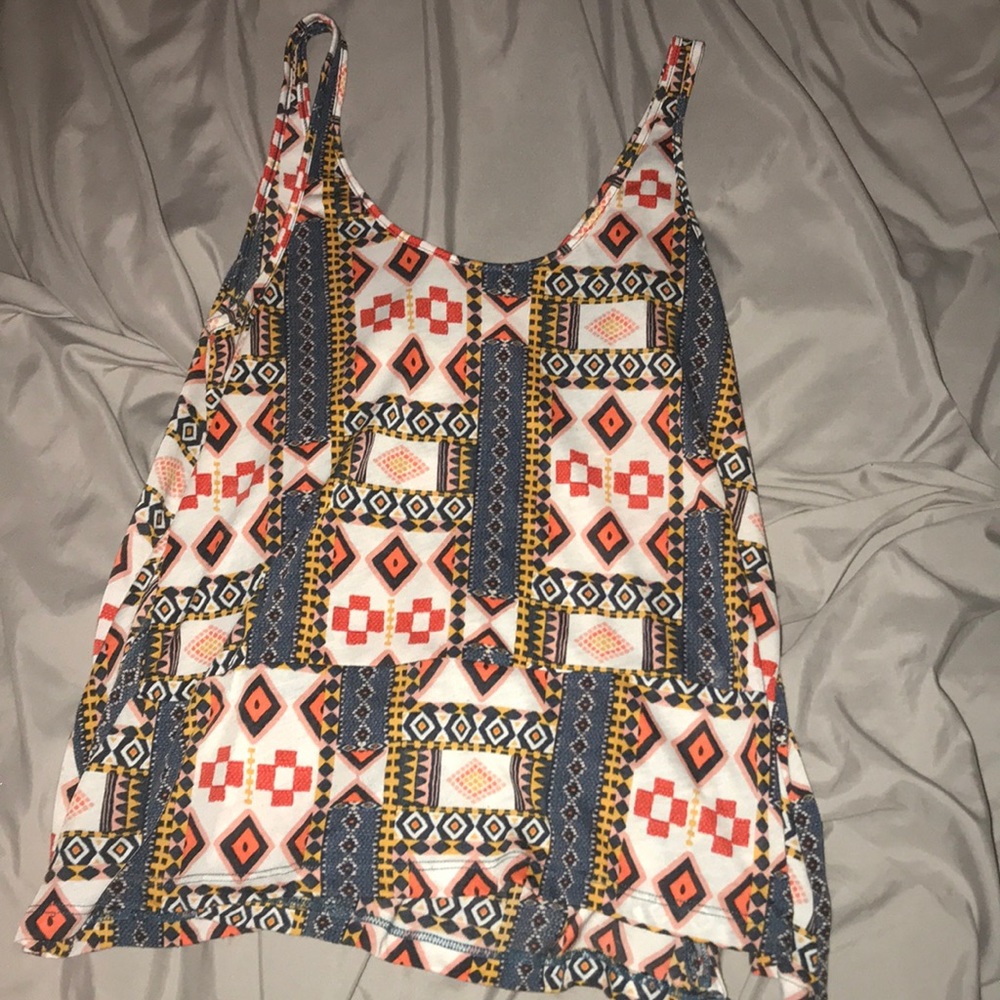 Patterned Tank Top
